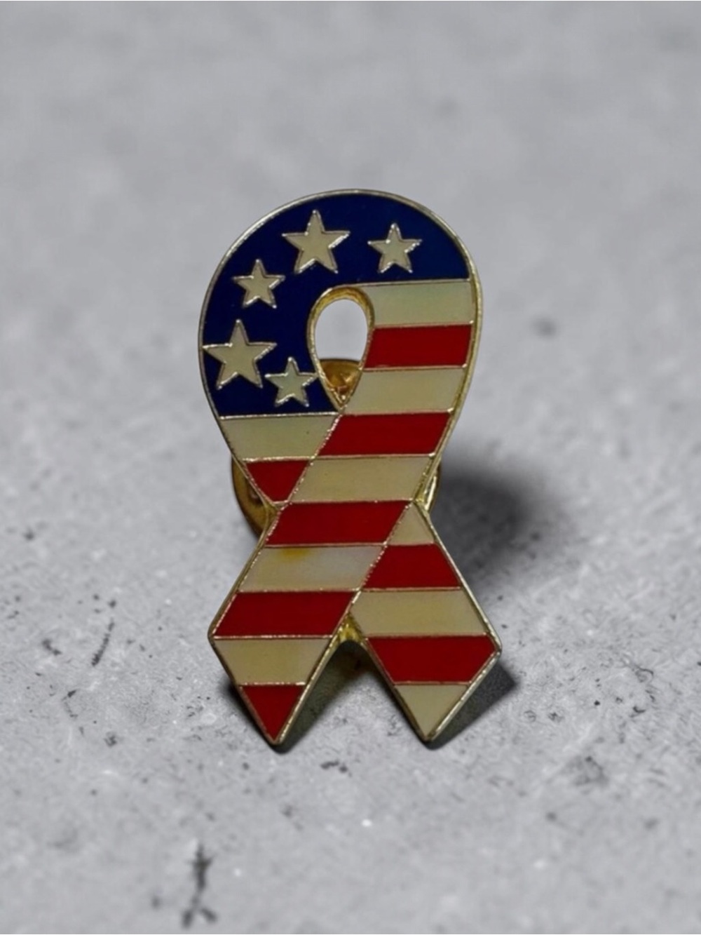 Vintage Support Our Troops Lapel Pin Brooch